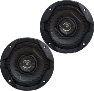 jbl gt7-6 6.5″ 2-way gt7-series coaxial car audio speakers-set of 2, black, one size