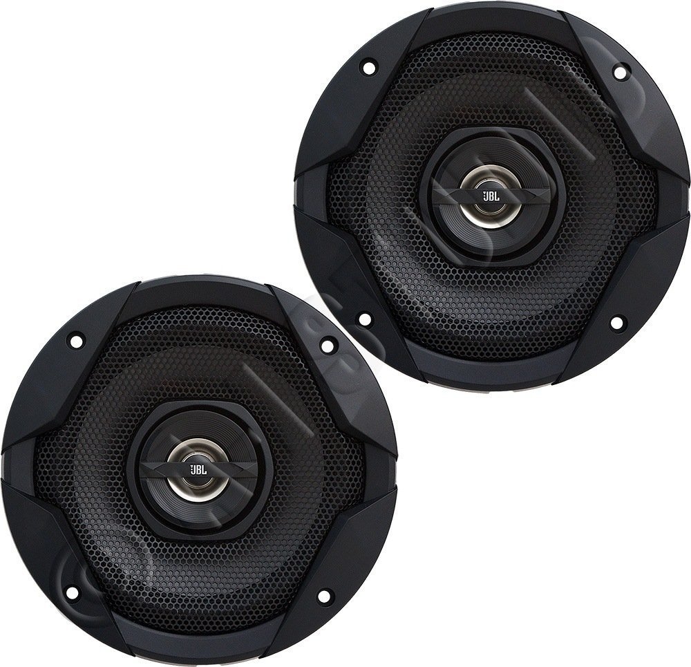 JBL GT7-6 6.5" 2-Way GT7-Series Coaxial Car Audio Speakers-Set of 2, Black, one Size