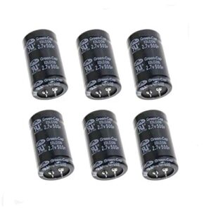 6pcs super capacitor 2.7v 500f 35x60mm suitable for automotive rectifiers super farad capacitor