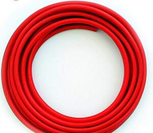 paka tools 8 gauge 25ft red power/ground wire true spec and soft touch cable