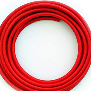 PAKA TOOLS 8 Gauge 25ft Red Power/Ground Wire True Spec and Soft Touch Cable