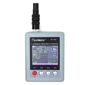 anysecu sf-103 a-sf103 portable frequency counter 2mhz – 2.8ghz for two way radio upgrade version of sf401