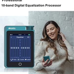 RUIZU 64GB HiFi Lossless MP3 Player with Bluetooth 5.0, DSD High Resolution Digital Audio Player, High-Res Portable Music Player with 2.8 inch Full Touch Screen, Support up to 512GB Micro SD Card