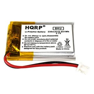 HQRP Battery Compatible with Viper 7752V 7351V, Clifford 7752X 7351X, Python 7752P 7351P 7754P Remote Control Key Fob Car Engine Starter