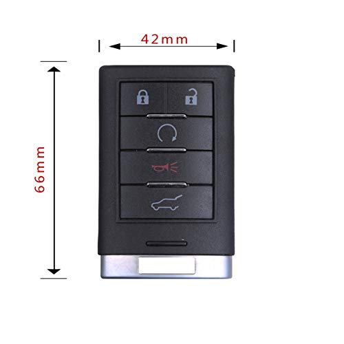 Keyless Entry Remote Control Car Key Fob for Cadillac ATS XTS ELR SRX NBG009768T ID46 315MHz 2010 2011 2012 2013 2014 2015