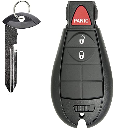 BESTHA Car Key Fob Replacement Keyless Entry Remote Fobik GQ4-53T for 2013-2018 Dodge Ram 1500 2500 3500