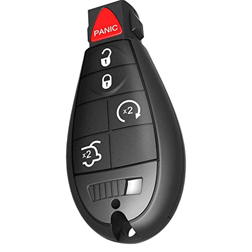 5 Button Key Fob Compatible for Jeep Grand Cherokee 2008-2010,Jeep Commander 2008-2010 (New Keyless Keyless Entry Remote Key Fob Replacement M3N5WY783X IYZ-C01C