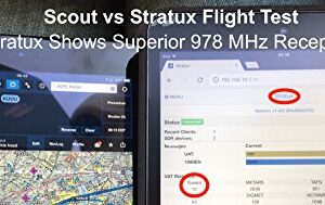 Stratux ADS-B Dual Band Receiver Aviation Weather and Traffic - External WAAS GPS, AHRS, Battery Pack, Suction Mount, Antennas, SDR