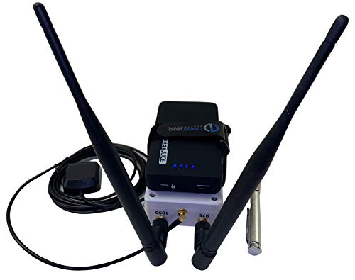 Stratux ADS-B Dual Band Receiver Aviation Weather and Traffic - External WAAS GPS, AHRS, Battery Pack, Suction Mount, Antennas, SDR