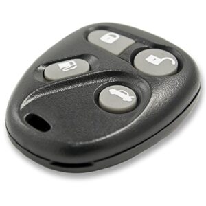 Keyless2Go Replacement for Keyless Entry Car Key Fob Vehicles That Use 4 Button KOBLEAR1XT 25695966 Remote