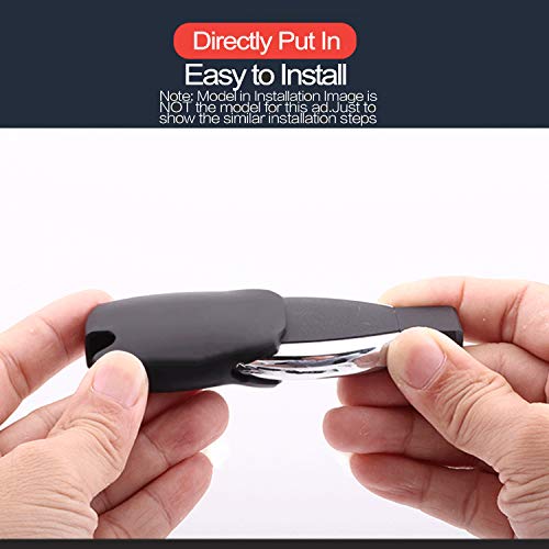 2pcs Compatible with Ram Smart 4 Buttons Silicone FOB Key Case Cover Protector Keyless Remote Holder for 2013-2019 Ram 1500 2500 3500 4000 4500 5500 1500 Classic, 2014-2019 Jeep Cherokee GQ4-54T