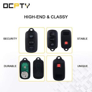 OCPTY 2X Flip Key Entry Remote Control Entry Remote key Fob for 99 00 01 02 03 04 05 06 07 08 for Pontiac Vibe for T OYOTA Camry Corolla Matrix Sienna Solara GQ43VT14T