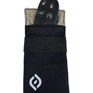 Signal Blocking Faraday Bag for Car Key FOB by FnJ Products Fits in Lockboxes Purse Size 4 inches x 2.5 inches