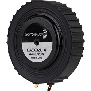 dayton audio daex32u-4 ultra 32mm exciter 20w 4 ohm