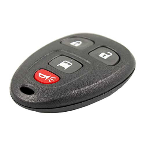 Keyless2Go Replacement for 4 Button Replacement Remote for GM OUC60270 15883405