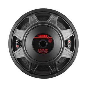 DS18 ZR15.2D Elite-Z 15" Car Subwoofer 1800 Watts Dual Voice Coil 2-Ohm DVC 2+2 Ohm (1 Speaker)