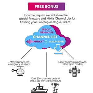 MIRKIT FTDI USB Baofeng Programming Cable 7 in 1 Compatible with Ham Radios: Baofeng UV-5R, UV-82, Baofeng BF888S, UV-9R, Baofeng BF-F8HP, Kenwood, UV-5R MK2/3/4/5, Motorola, Wouxun, Btech