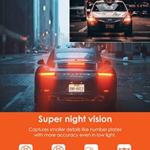 Vantrue X4S Duo True 4K Dual WiFi Dash Cam with Free APP, 4K+1080P Front and Rear Dash Camera, 24 Hours Parking Mode, Super Night Vision, Motion Detection, Front 60FPS, Capacitor, Support 512GB Max