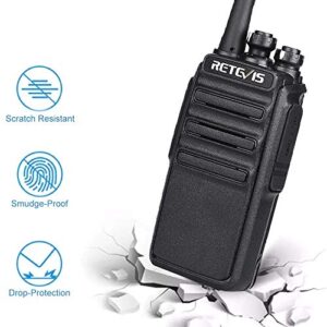 Retevis H-777S Two-Way Radios Rechargeable,Walkie Talkies Long Range,2 Way Radios for Adults Gift,Clear Loud Audio VOX Hand Free Durable,for Worker Office Camping Hiking Hunting(4 Pack)