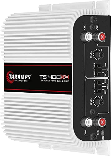 Taramps TS400X4 Full Range 2 Ohm 4 Channel 400W Class D Car Audio Amplifier