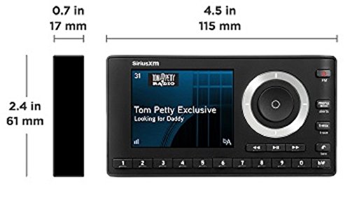 SiriusXM Onyx Plus Satellite Radio w/ Vehicle Kit, Enjoy SiriusXM Through your Existing Car Stereo for as Low as $5/month + $60 Service Card with Activation