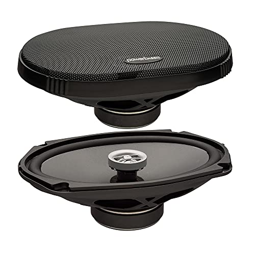 PowerBass OE-692T - 6x9 Shallow Mount Coaxial Speakers 2-Ohm - Pair