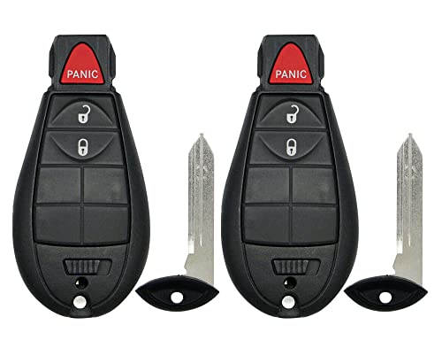 Lot of 2x New Replacement Keyless Remote Key Fob Compatible with & Fit For JEEP CHEROKEE 2014-2021