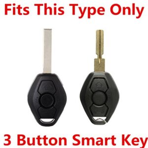 Rpkey Silicone Keyless Entry Remote Control Key Fob Cover Case protector Replacement Fit For BMW 3 5 7 Series M3 M5 M6 X3 X5 Z3 Z4 Z8 LX9FZV (Gules）