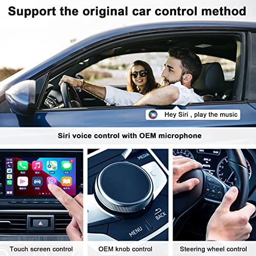 Wireless CarPlay - Wired CarPlay Convert Cars Wireless CarPlay，Wireless CarPlay Adapter，Apple CarPlay Wireless Adapter，Wireless Fast and Easy Use Fit for Cars from 2015 & iPhone iOS 10+(White)