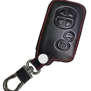 KAWIHEN Leather Smart Remote Key Fob Case Keyless Entry Case Holder Cover For Toyota Avalon Camry Corolla Highlander Prius RAV4 Venza HYQ14ACX HYQ14AAB HYQ12ACX HYQ14AEM