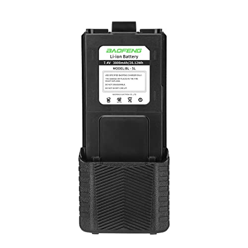 BAOFENG BL-5 3800mAh Extended Battery Walkie Talkie UV-5R BF-8HP UV-5RX3 RD-5R UV-5RTP UV-5R MK2 MK3X MK5 Plus Series Two Way Radio