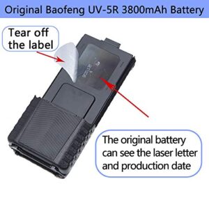 BAOFENG BL-5 3800mAh Extended Battery Walkie Talkie UV-5R BF-8HP UV-5RX3 RD-5R UV-5RTP UV-5R MK2 MK3X MK5 Plus Series Two Way Radio