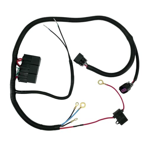 ALTBET Dual Electric Fan Upgrade Wiring Harness Compatible with GM 1999–2006 ECU Control Electric Cooling Fan Wire Harness Kit Replace 7L5533A226T