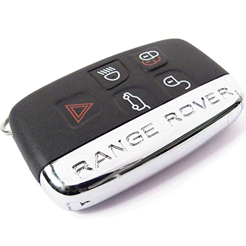 for Complete Remote (with Electronics) Replacement Compatible with Jaguar Land Rover Range Rover Remote Key Fob fits 2011-2020 LR2 LR4 Evoque Sport Velar and F-Type XJ F-Pace XE – FCC ID: KOBJTF10A