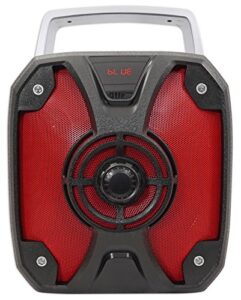 rockville rockbox 6.5″ 100 watt portable rechargable bluetooth speaker w usb/sd, black, 6.5″