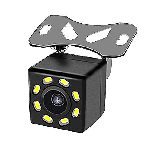 Car Rearview Camera Vehicle Backup Camera Waterproof Hidden Mini Camera Vehicle Cameras Back Safety Parking Assist Line, 8 LED Night Vision Lights, Wide-Angle 170 Degrees 218L