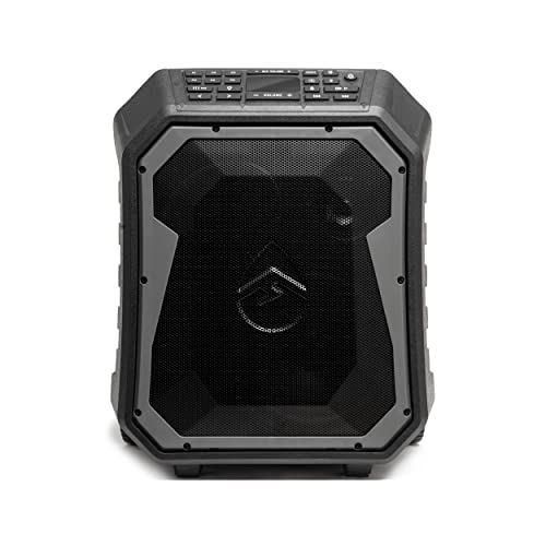 ECOXGEAR EcoBoulder PRO Rugged Waterproof Floating Portable Bluetooth Wireless 120-Watt Smart Speaker with Party Lights