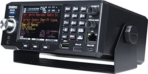 Uniden SDS200 Advanced X Base/Mobile Digital Trunking Scanner, Incorporates The Latest True I/Q Receiver Technology, Best Digital Decode Performance in The Industry