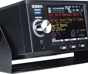 Uniden SDS200 Advanced X Base/Mobile Digital Trunking Scanner, Incorporates The Latest True I/Q Receiver Technology, Best Digital Decode Performance in The Industry