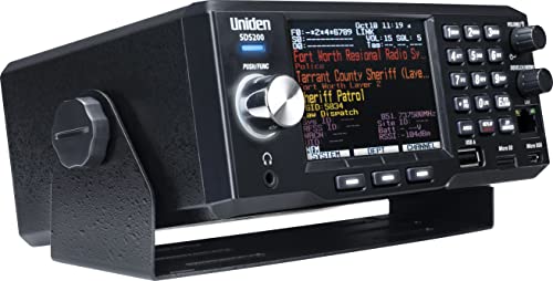 Uniden SDS200 Advanced X Base/Mobile Digital Trunking Scanner, Incorporates The Latest True I/Q Receiver Technology, Best Digital Decode Performance in The Industry