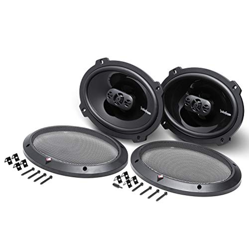 Rockford Fosgate P1694 Punch 6"x9" 4-Way Coaxial Full Range Speakers - Black (Pair)