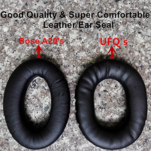 Leather Ear Seals Ear Cushions for Aviation Headset David Clark,UFQ,Avcomm,ASA,Faro,Kore earseal