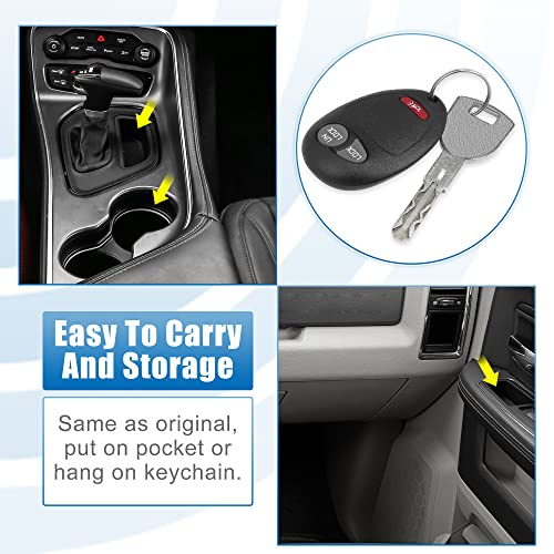 X AUTOHAUX 3 Button Flip Car Keyless Entry Remote Control Replacement Key Fob Proximity Smart Fob L2C0007T for Chevrolet Colorado for GMC 315MHz