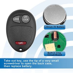 X AUTOHAUX 3 Button Flip Car Keyless Entry Remote Control Replacement Key Fob Proximity Smart Fob L2C0007T for Chevrolet Colorado for GMC 315MHz