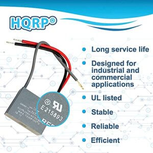 HQRP Ceiling Fan Capacitor CBB61 5uf+5uf 4-Wire