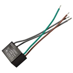 HQRP Ceiling Fan Capacitor CBB61 5uf+5uf 4-Wire