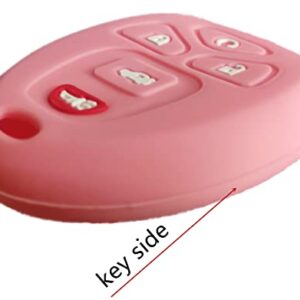 Smart Key Fob Cover Remote Case Keyless Protector Jacket for Buick Gmc Chevrolet Cadillac Special