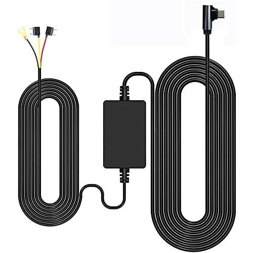 WOLFBOX Type-C Hardwire Kit,Hard Wire Car Charger Cable Kit 12V- 24V to 5V for Dash Cameras with Battery Drain Protection,Suitable for G930/i07/G900/G850/G840S(Type-C Version)/G840H(Type-C Version)