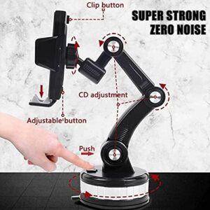 2023 New Sucker Car Phone Holder Long Arm Suction Cup Car Phone Mount Stand Mobile Cell Support For Car Center Console Phone Holder (A)