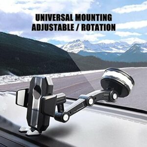 2023 New Sucker Car Phone Holder Long Arm Suction Cup Car Phone Mount Stand Mobile Cell Support For Car Center Console Phone Holder (A)